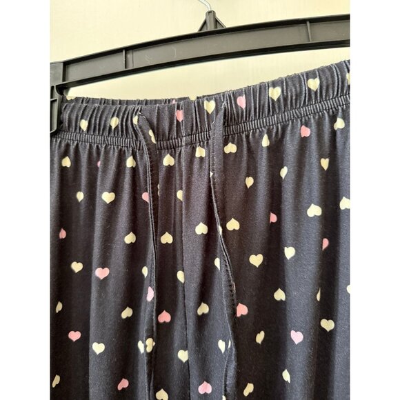 Ekouaer women’s size X-large heart black pajama pants - Picture 4 of 8